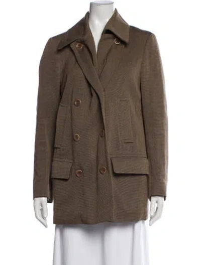 Pre-owned Dries Van Noten Coat In Brown