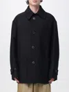 Dries Van Noten Long Sleeve Coat Featuring Front Pockets In Black