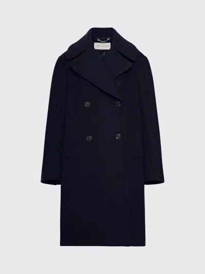 DRIES VAN NOTEN COAT DRIES VAN NOTEN WOMAN COLOR BLUE,H58419009