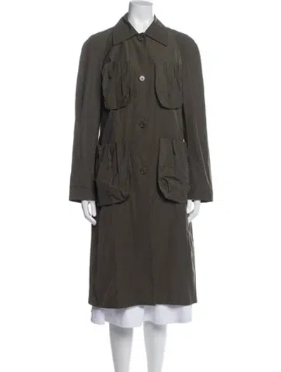 Pre-owned Dries Van Noten Coat In Gray