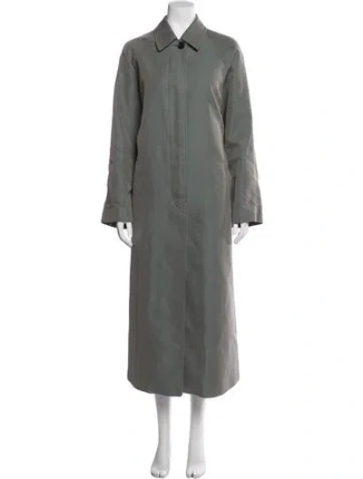 Pre-owned Dries Van Noten Coat In Green