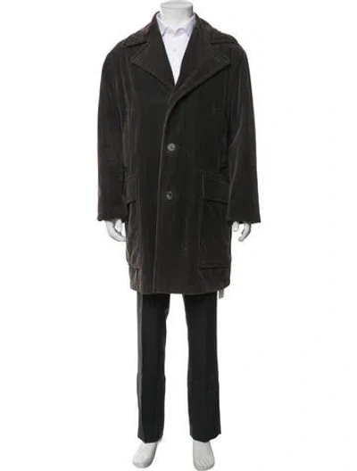 Pre-owned Dries Van Noten Coat In Green