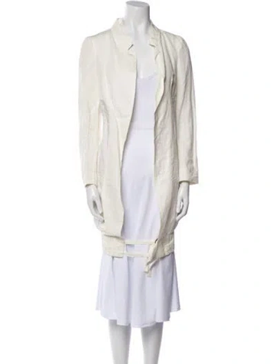 Pre-owned Dries Van Noten Coat In Neutral