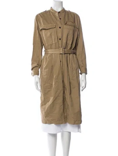 Pre-owned Dries Van Noten Coat In Neutral