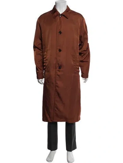 Pre-owned Dries Van Noten Coat In Orange