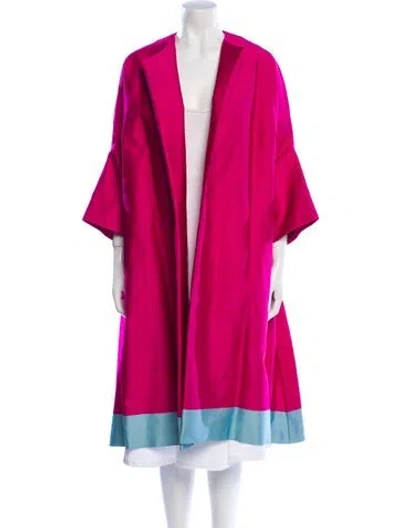 Pre-owned Dries Van Noten Coat In Pink