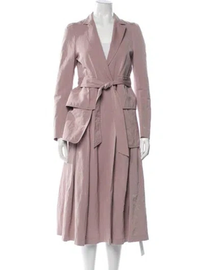Pre-owned Dries Van Noten Coat In Pink