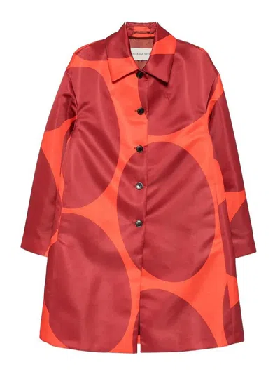 Dries Van Noten Coat In Red