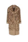 Dries Van Noten Knee-length Embroidered Cotton Coat