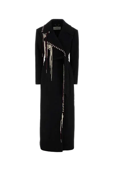 Dries Van Noten Coats In Black