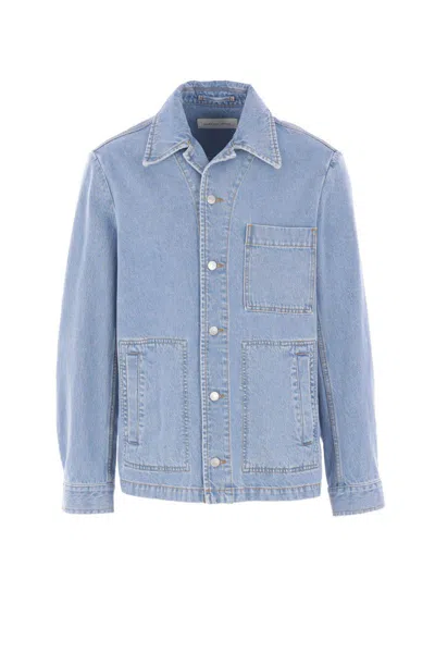 Dries Van Noten Coats In Blue