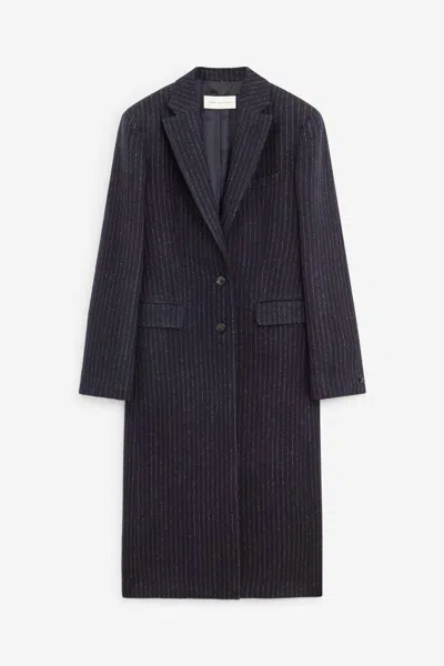 Dries Van Noten Coats In Blue