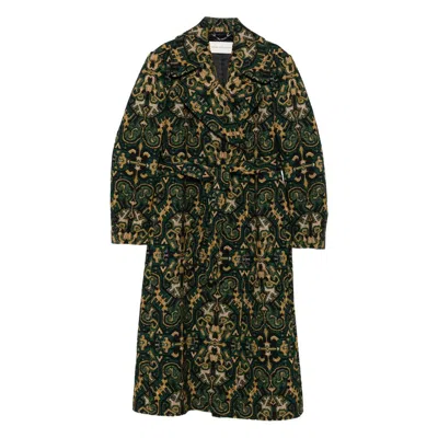 Dries Van Noten Coats In Green