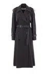 Dries Van Noten Risto Raincoat Clothing In Grey