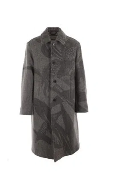 Dries Van Noten Wool Coat In Grey