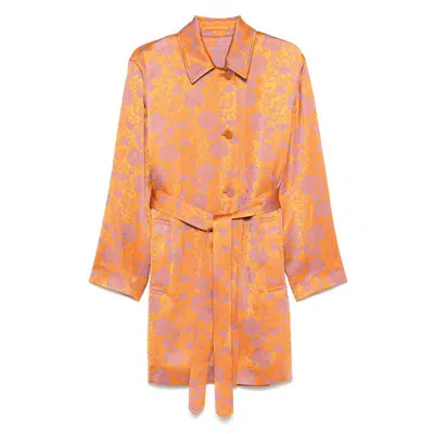 Dries Van Noten Ramblas Bis Coat In Multicolor