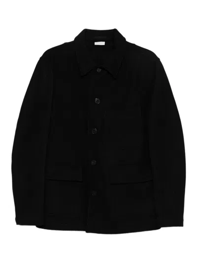 Dries Van Noten Tailored Blazer With Front Pockets And Long Sleeves In Black