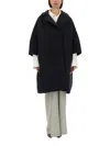 Dries Van Noten Women Cocoon Coat In Blue