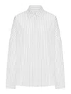 Dries Van Noten Cocoon Cotton Shirt In White