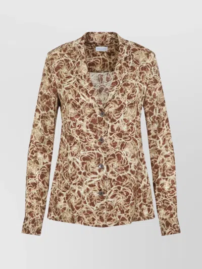 DRIES VAN NOTEN COLLA SHIRT SIGNATURE PRINT