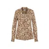Dries Van Noten Colla Signature Print Long-sleeved Shirt In Neutral