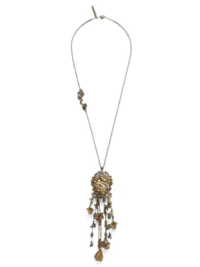 Dries Van Noten Jewel Woman In Gold