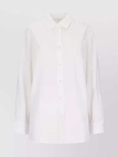 Dries Van Noten Collared Shirt With Long Sleeves In White