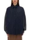 Dries Van Noten Contrasting Denim Shirt