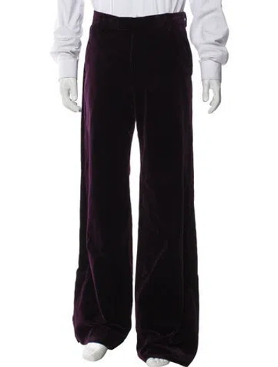 Pre-owned Dries Van Noten Corduroy Pants In Purple