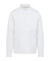 Dries Van Noten Corran Shirt With Back Yoke And Front Pocket In White