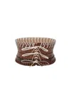 Dries Van Noten Corset-style Belt In Brown
