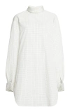 Dries Van Noten Corso Asymmetrical Cotton Shirt In Ivory