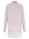 Dries Van Noten Long Cotton Shirt With Checkered Pattern