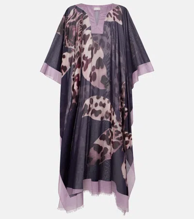 Dries Van Noten Cotton Beach Dress In Dessin H