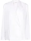 Dries Van Noten Women's Cotton Poplin Shirt In White