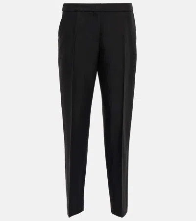 Dries Van Noten Hose Aus Gabardine In Black