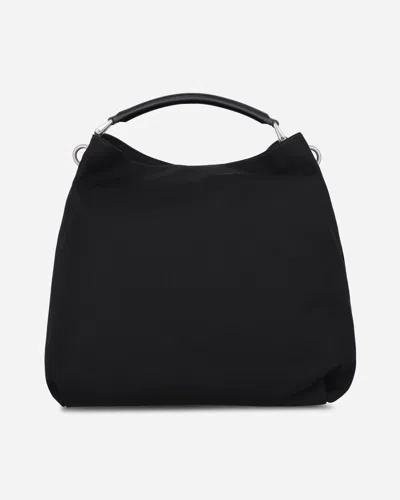 Dries Van Noten Cotton Canvas Shoulder Bag In Black
