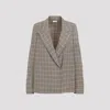 Dries Van Noten Cotton Caplana Jacket In Beige