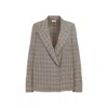 Dries Van Noten Cotton Caplana Jacket In Grey