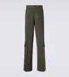 Dries Van Noten Paxford Cotton Pants In Grey