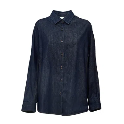 Dries Van Noten Cotton Casio Den Denim Shirt In Blue