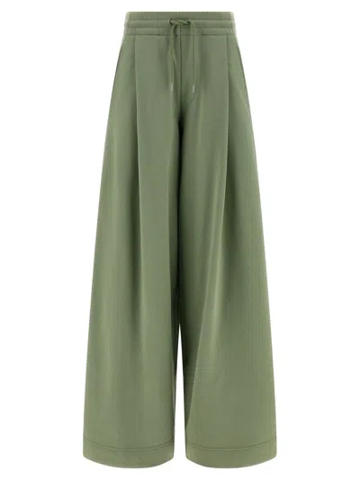 Dries Van Noten Cotton Casual Women's Pants In Green