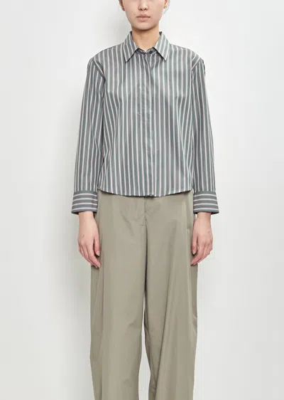Dries Van Noten Cotton Clavini Bis Shirt In Pistache