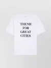 Dries Van Noten Cotton T-shirt With Statement Slogan Print In White