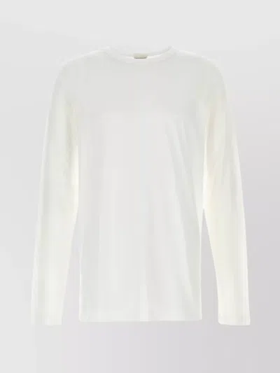 Dries Van Noten Cotton Crew Neck T-shirt Hubbot In White