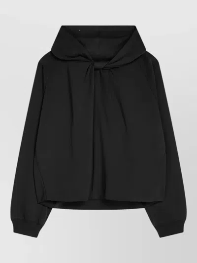 Dries Van Noten Cotton Crewneck Jacket In Black