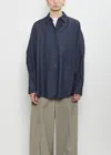 Dries Van Noten Women Contrasting Denim Shirt In Indigo