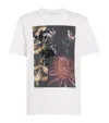 Dries Van Noten Cotton Floral Print T-shirt In White