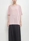 Dries Van Noten Cotton Hatro Short Sleeve T-shirt In Light Pink