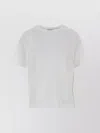 Dries Van Noten Cotton Heydu T-shirt With Crew Neck And Buttons In White